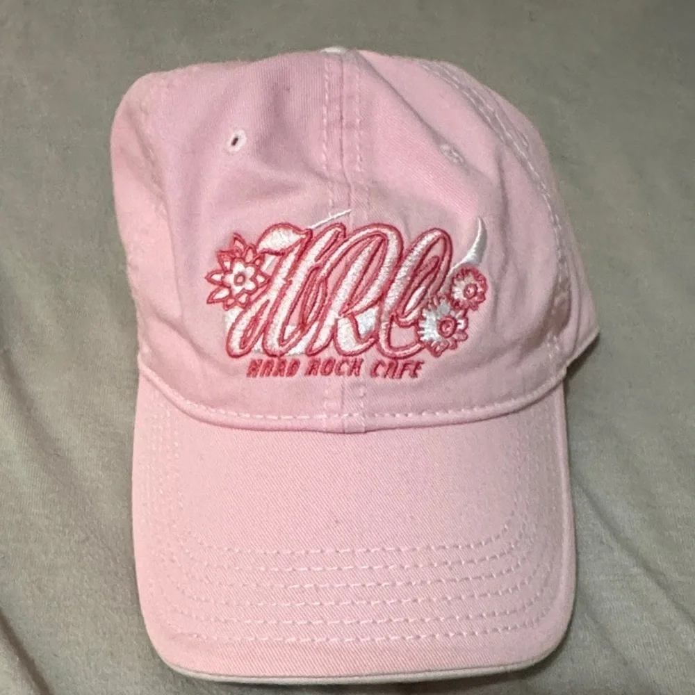 Hard Rock Cafe Light Pink Floral‎ Hat